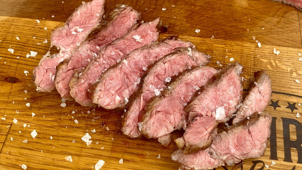 Spider steak di Angus cottura con Tallow Angus beef su griglia