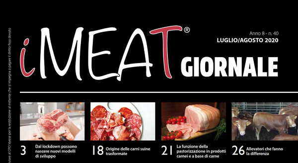 iMEAT Giornale di luglio-agosto 2020