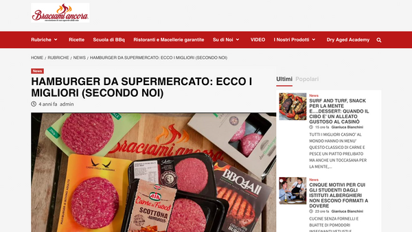 Hamburger da supermercato: ecco i migliori (secondo noi)