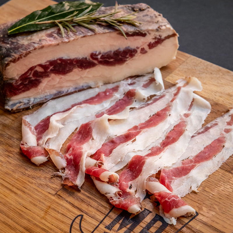 Lardo stagionato di Angus